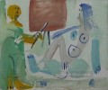 El artista y su modelo 3 1965 Pablo Picasso